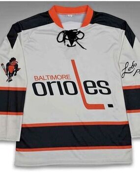 HOT! 2026 Baltimore Oriole Hockey Jersey Giveaway Size XL New